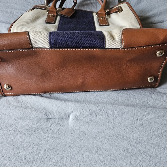 Michael Kors Tan, Cream, and Black Tote - Picture 3 of 6